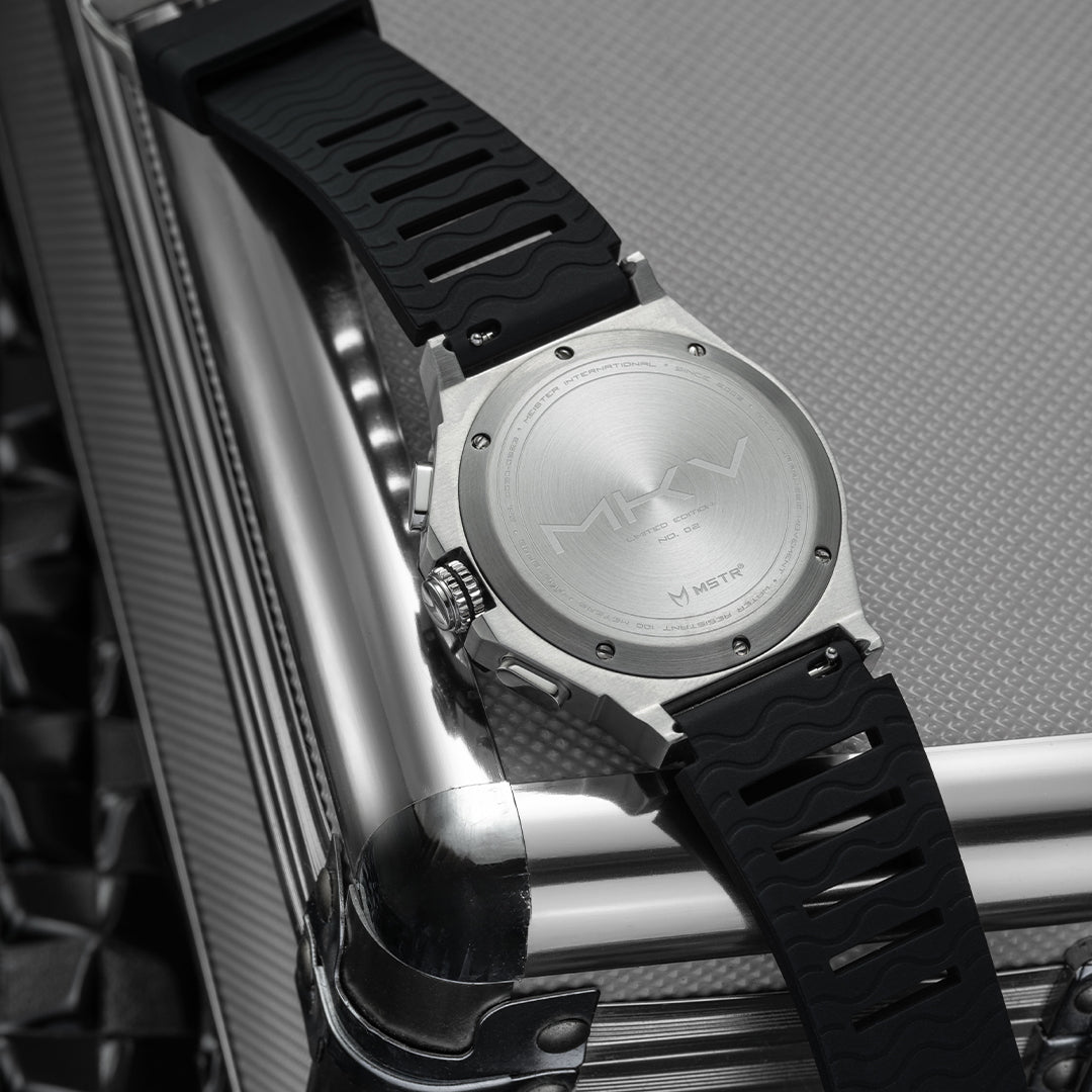 AM278BRB - MK SILVER BRUSHED WATCH