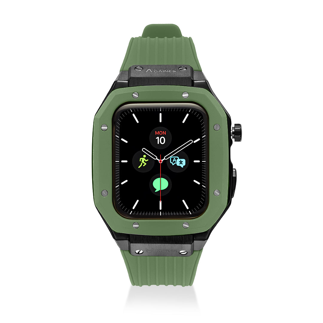 AG Trainer: Green Apple Watch Case & Band 44mm