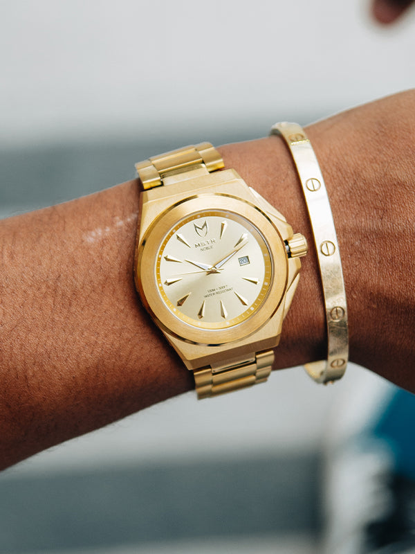 Thin gold cheap watch