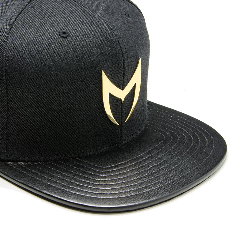 MSTR Mitchell & Ness Snapback Hat-Champagne Gold Black – Meister Watches