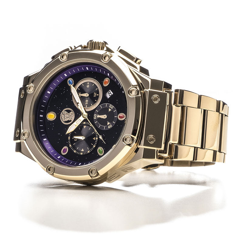 Invicta Marvel Thanos Infinity Gauntlet Men's Watch 52 mm Gold Purple. for  Sale in Orlando, FL - OfferUp